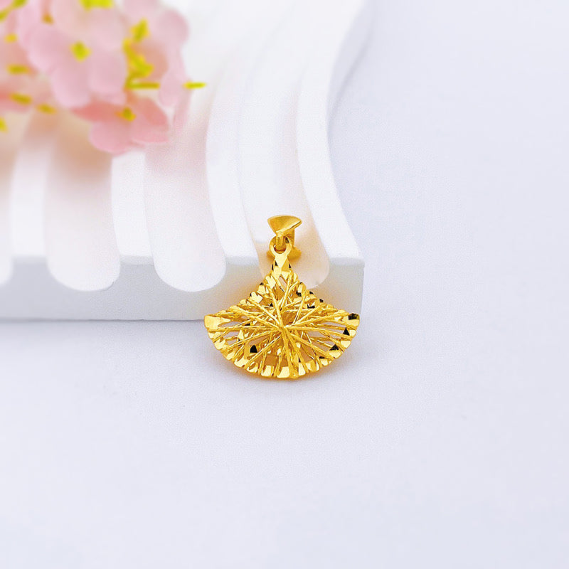 24K Pure Gold Pendant - Flying skirt